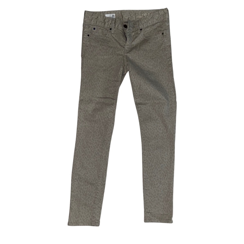 Gap Cheetah Print Skinny Jeans